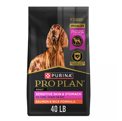 Purina Pro Plan Sensitive Skin & Stomach Dog Food Salmon & Rice 40lb