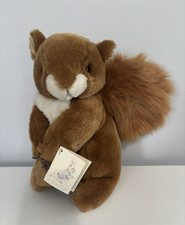 Vintage Eden Toys Squirrel Nutkin Beatrix Potter Plush 11  Frederick Warne READ