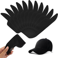 , 100 Pack Disposable Hat Sweat Liner Self-Adhesive Cap Protection Sweat Pads