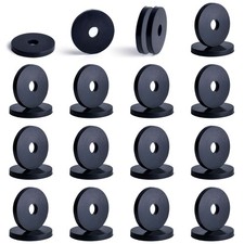 Rubber Washer 30Pcs 1 Inch OD x 1/4 Inch ID x 1/8 Inch Thickness, Flat Washer...