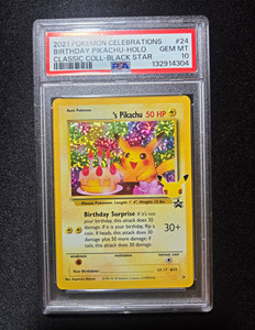 25+ Birthday Pikachu Psa 10 for sale | Updated Oct 2026