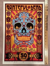 Dead & Company Poster, 50th Anniversary Tribute, David Edward Byrd, Artist Proof