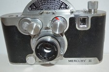 universal Mercury II 35mm 1/2 frame camera shutter w case shutter works