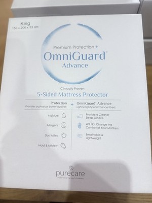 King Size Bett PureCare Matratzenschutz OmniGuard Advance 5-seitig NEU UVP 75£