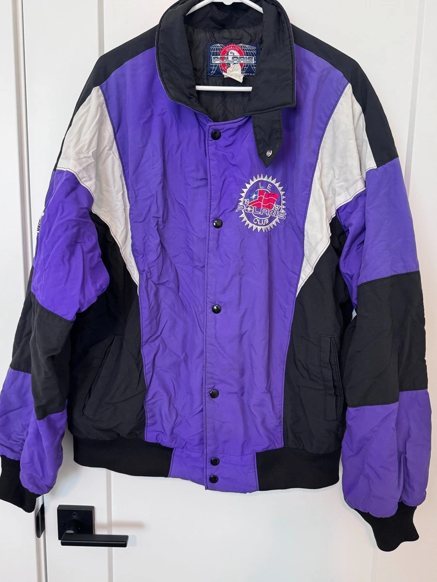 Polaris Vintage Le Club 1997 Men's Snowmobile Jacket Purple