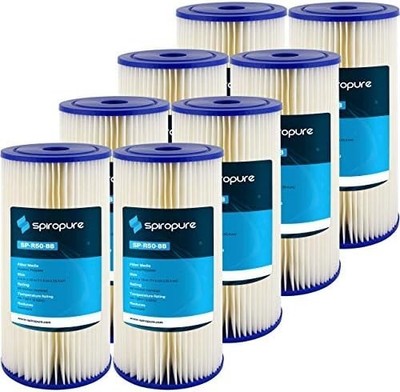 50 Micron Pleated Polyester Water Filter Cartridge - Case of 8