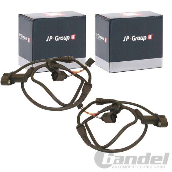 2X Jp Group ABS-SENSOR Raddrehzal Vorne Beidseitig Passend FüR Audi A4 Seat Exeo-image