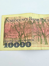 Polen Banknote 10000 Zotych Narodowy Bank Polski Rzeczpospolita Ludowa