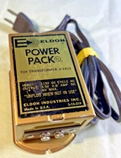 ELDON 6 VOLT MODEL 3400 POWER PACK TRANSFORMER SLOT CAR