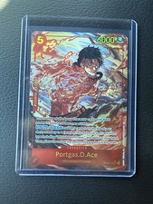 Bandai One Piece Card Game Portgas D. Ace OP16-118 SEC Alt Art