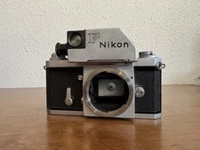 Nikon F camera w Photomic Finder and  EP  Engraving & Converter Tube