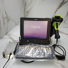Zebra VC80X-10SSRAABBA-U W/Keyboard|LI3608 Scanner & Mounting/ Hard wire *READ*