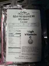 Golden Choice Sugar Free Coconut Drink Mix 4.5 Ounces
