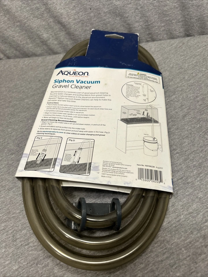 Aqueon Medium Siphon Vacuum Gravel Cleaner 5-20 Gallon, 5 in - Image 2 of 2