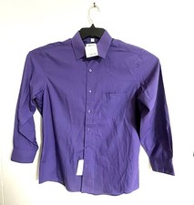 Pierre Cardin Regular Fit Dress Shirt Rare Purple Men's 15-15 1/2 32 33 NEW WT