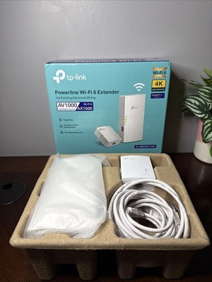 TP-Link TL-WPA7817 KIT Powerline AV1000 Wi-Fi 6 Extender AX1500 Gigabit Port