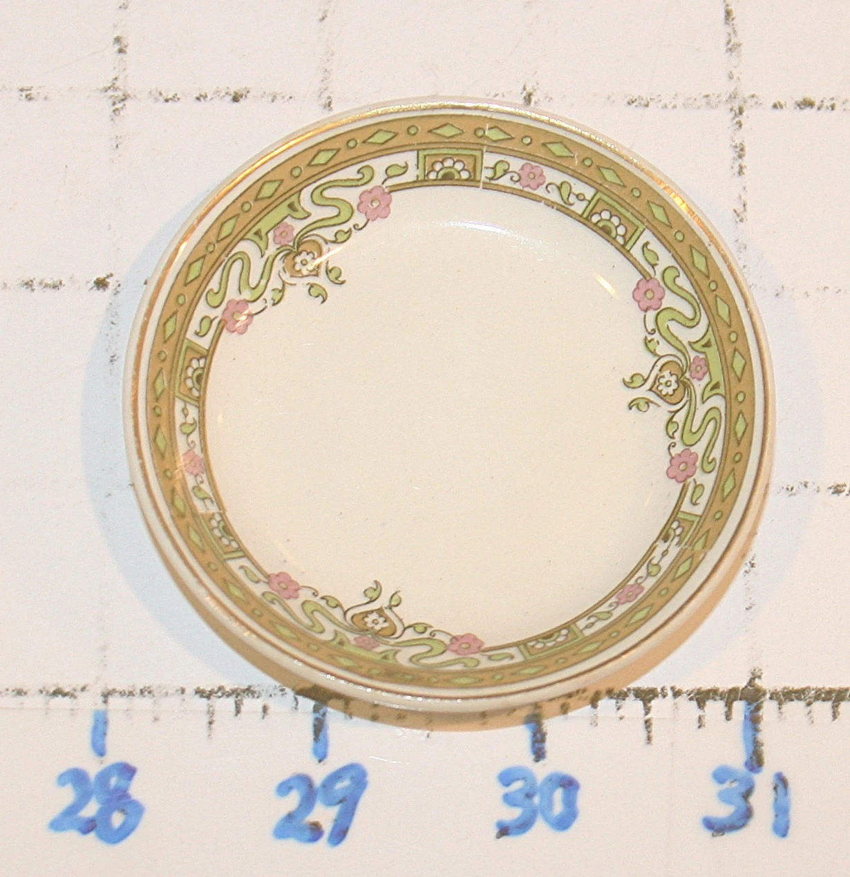 Johnson Bros England Vintage Butter Pat JB30 Pattern 3"