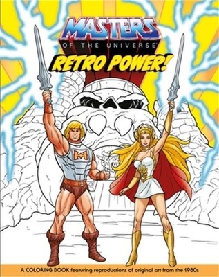 Masters of the Universe: Retro Power! Coloring Book (Paperback or Softback)