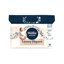 Millie Moon Luxury Diapers, Size 2, 31 Count