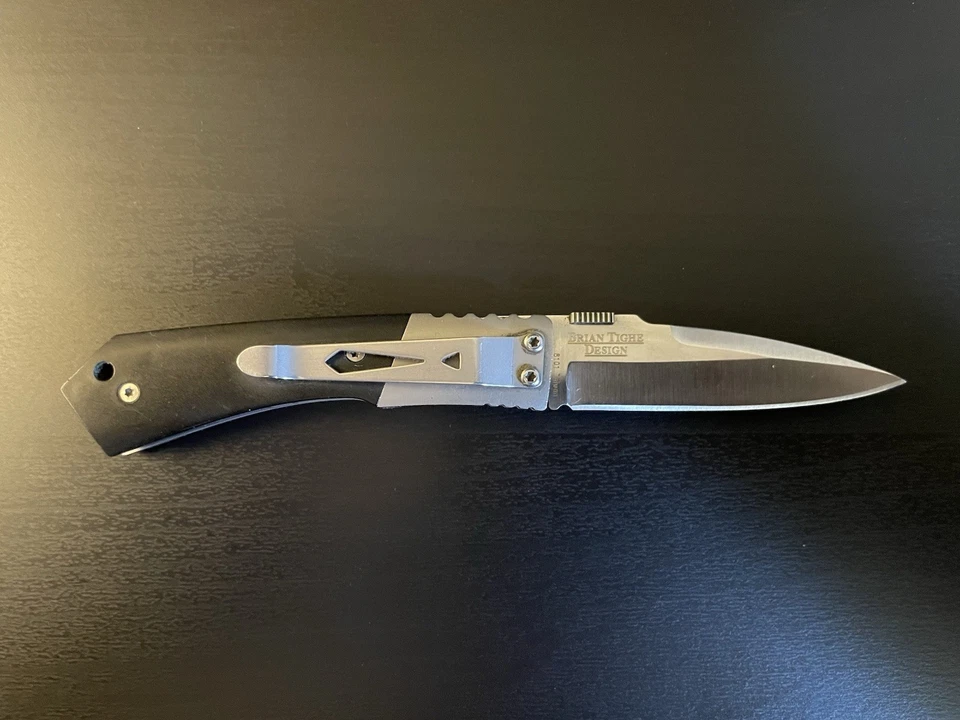 CRKT 8101 Brian Tighe Design Pocket Knife Plain Blade - No Box - Image 3 of 4