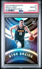 2022 Nikola Jokic Donruss Optic Star Gazing Holo PSA 10 POP 3!
