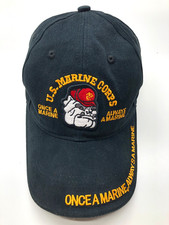 U.S. Marine Corps Always A Marine Rothco Baseball Cap Black Mens OSFM Adjustable