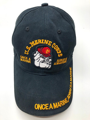 U.S. Marine Corps Always A Marine Rothco Baseball Cap Black Mens OSFM Adjustable