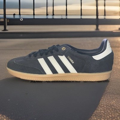 New Men's Size 9.5 Adidas Samba OG Black White 50th Anniversary JH9160