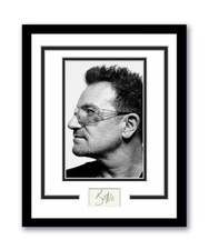 U2 Bono Autographed Signed 11x14 Framed Photo ACOA