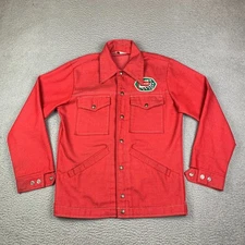 Vintage Farm-OYL Swingster Jacket Mens Small Made USA Red Cruiser