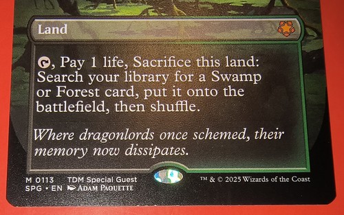MTG: MAGIC, VERDANT CATACOMBS, TARKIR, DRAGONSTORM, REGULAR MYTHIC 0113 NM - Picture 3 of 4