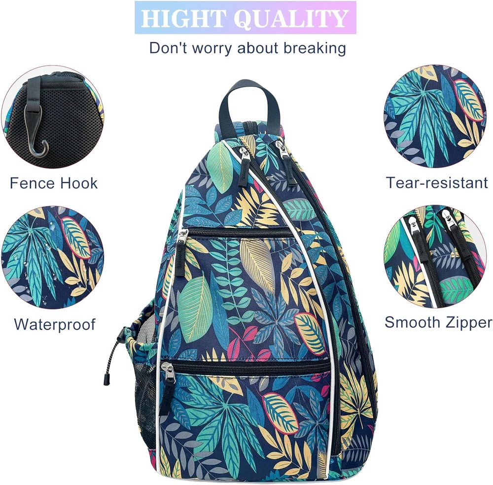 Pickleball Tennis Bag Backpack for Men Women - Sports Crossbody Franklin Pickle Pickleball Tennis Bag Backpack for Men Women - Sports Crossbody Franklin Pickle