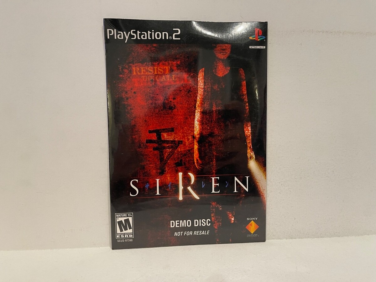 Siren PS2 Demo Disc Not For Resale Promo SEALED NEW Horror Siren PS2 Demo Disc Not For Resale Promo SEALED NEW Horror