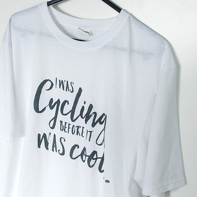   Kustom Kit Weiß Herren T-Shirt XL Grafik Radfahren Bike Motiv 112cm Brustumfang 44in