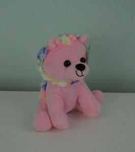 pink hedgehog stuffed animal