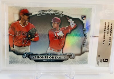 2018 Bowman Chrome Sterling Shohei Ohtani RC Refractor Rookie Card