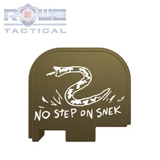 Rowe Tactical Rear Slide Cover Plate for Glock G43 G43x G48-OD - No Step On Snek