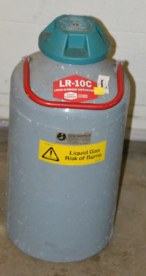 Union Carbide LR-10C Flüssigstickstoff Dewar Labortank Kolben 10L Fassungsvermögen