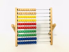 Ikea Toddlers Kids Abacus MULA Wooden Counting Developmental Toy