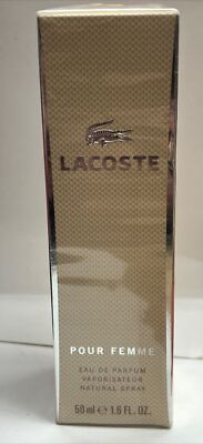 Lacoste Pour Femme perfume by Lacoste 1.6 oz / 50 ml EDP Spray for Women * RARE 