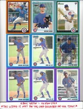 (ML) 2010 Bowman Chrome Blue Refractor #191/250 LOGAN WATKINS #BCP11 Cubs