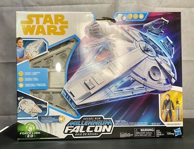 Star Wars Force Link 2.0 Kessel Run Millennium Falcon & Han Solo Figure New MISB