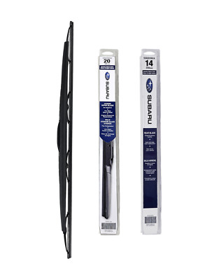 2008-2014 Subaru Tribeca B9 Front & Rear Windshield Wiper Blades Set Genuine OEM