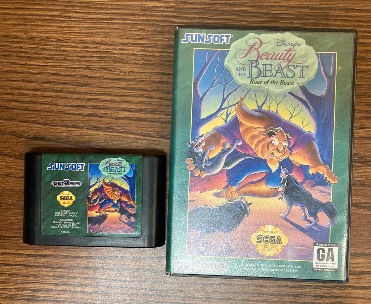 Disney's Beauty and the Beast Roar of the Beast Sega Genesis 1993