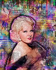 Mae West 16x20in Poster, Mae West Movie Tribute Pop Art Free Shipping US