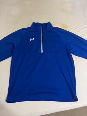 Under Armor Blue Multipurpose Polyester Jacket for Cold