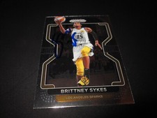 BRITTNEY SYKES SIGNED AUTOGRAPHED 2022 PANINI PRIZM WNBA CARD #151-MYSTICS SPARK