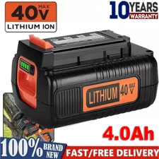 40 Volt for Black and Decker 40V Max 4.0Ah Lithium Battery LBX2040 LBXR36 LBX36