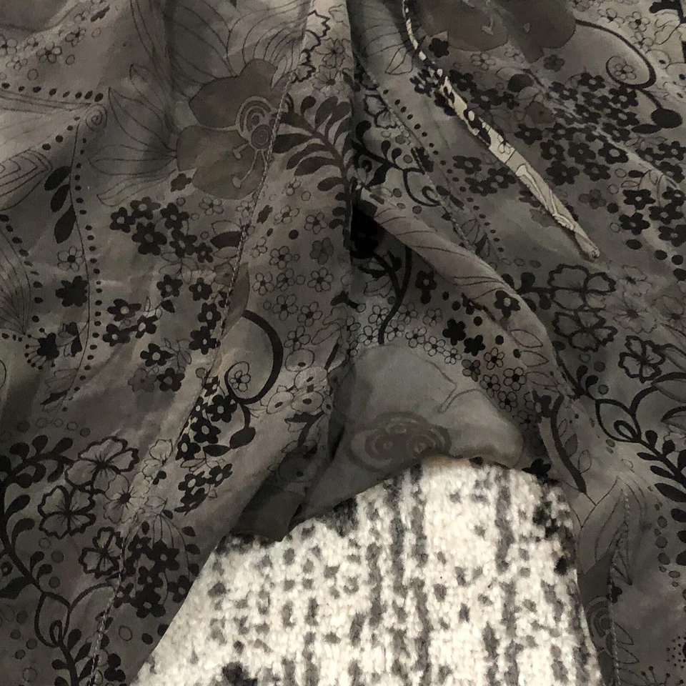 American Retro Marina Sarouel Silk Harem Pants Size 40 8US Cargo Drop Crotch - Image 4 of 4