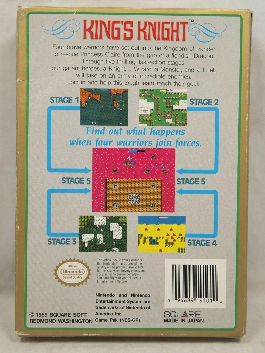 King's knight store nes